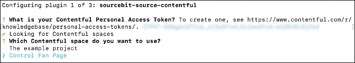 Contentful options