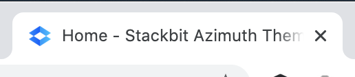 a favicon in Chrome