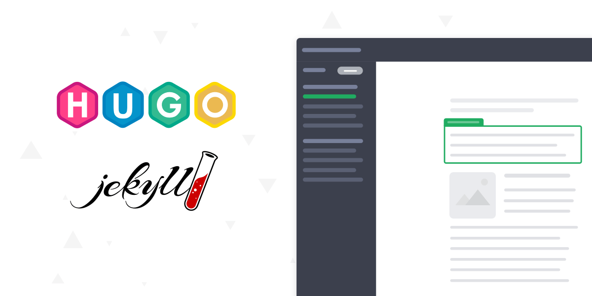 Stackbit Studio with Hugo and Jekyll