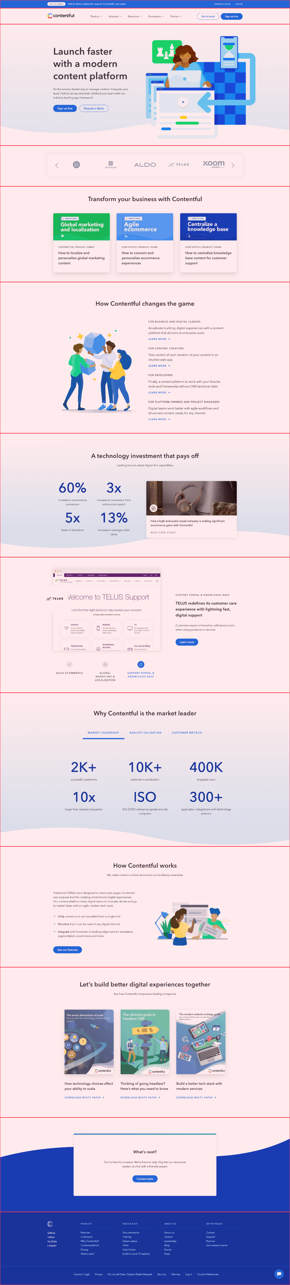 Breaking down home page into components