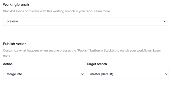 programmable publish button